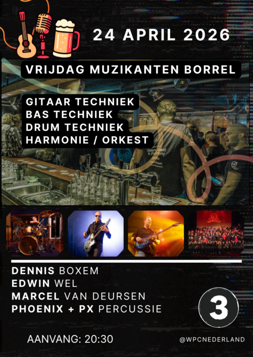 Poster Vrijdag Muzikanten Borrel 6